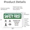 Signmission Shower And Eyewash Do Not Block With Symbol, 10 in W x Rectangle, Vinyl Decal OS-2PACK-SF-D-710-L-10976 - alternate 3
